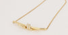 Tiffany Knot Pendant in Yellow Gold with Diamonds