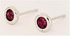 Elsa Peretti  Color by the Yard Earrings in Sterling Silver  with Rubies