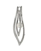 Mikimoto 18 Karat White Gold Pearl and Diamond Pendant