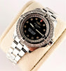 Custom Ladies Breitling Aeromarine Colt A77380 Diamond Watch