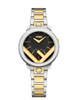 Fendi Run Away Two Tone Black Dial F711121000