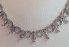 Hand-Made Necklace 14K White Gold with Diamonds