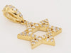 Unbranded in 14K Yellow Gold Bail Pendant with Diamonds