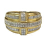 Sparkle Men's 14k Yellow Gold Ring with 2.75ct Diamonds